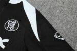 Adult / Kids Chlelsea 25/26 Half Zipper Training Suit Black - Image 7