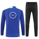 Adult / Kids Chlelsea 25/26 Half Zipper Training Suit Blue - Image 2
