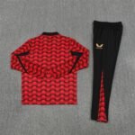 Adult / Kids Feyenoord 25/26 Half Zipper Training Suit Red - Image 5