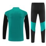 Adult / Kids 2526 LVP Half Zipper Training Suit Green - Image 2