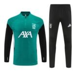 Adult / Kids 2526 LVP Half Zipper Training Suit Green - Image 3