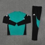 Adult / Kids 2526 LVP Half Zipper Training Suit Green - Image 5