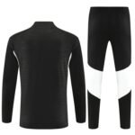 Adult / Kids 2526 LVP Half Zipper Training Suit Black - Image 2