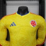 Player Version 2026 World Cup Colombia Home Jersey Long Sleeves S-XXL - Image 3