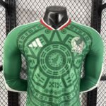 Player Version 2026 World Cup Mexico Home Jersey Long Sleeves S-3XL - Image 4