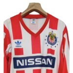 Retro 1990/91 Chivas Home Jersey Long Sleeves S-XXL - Image 3