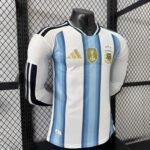 Player Version 2026 World Cup Argentina Home Jersey Long Sleeves S-3XL - Image 3