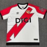 Rayo Vallecano 25/26 Home Jersey S-XXL Fan Version