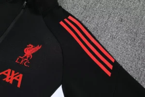 2526 LVP Full zipper Training suit Black - Image 4