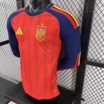 Player Version 2026 World Cup Spain Home Jersey Long Sleeves S-4XL - Image 7