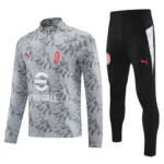 AC 25/26 Half Zipper Training Suit Gray