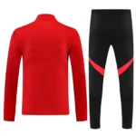 2526 LVP Half zipper Training Suit Red - Image 2