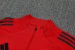 2526 LVP Half zipper Training Suit Red - Image 7