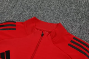 2526 LVP Half zipper Training Suit Red - Image 7