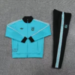 2526 LVP Full Zipper Training Suit Green - Image 3