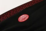 Adult / Kids 2526 AC Milan Full Zipper Training Suit Black - Image 8
