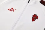 Adult/ Kids 2526 AC Milan Full Zipper Training Suit White - Image 4