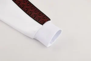 Adult/ Kids 2526 AC Milan Full Zipper Training Suit White - Image 5