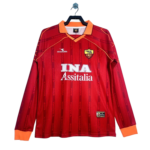 Retro Roma 99/00 Home Jersey Long Sleeves S-XXL