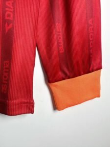 Retro Roma 99/00 Home Jersey Long Sleeves S-XXL - Image 4