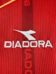 Retro Roma 99/00 Home Jersey Long Sleeves S-XXL - Image 5