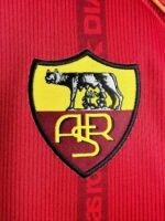 Retro Roma 99/00 Home Jersey Long Sleeves S-XXL - Image 6