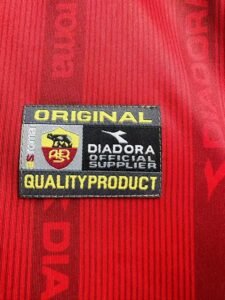 Retro Roma 99/00 Home Jersey Long Sleeves S-XXL - Image 7