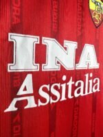 Retro Roma 99/00 Home Jersey Long Sleeves S-XXL - Image 8