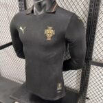 Player Version Portugal* Puma 2026 Black Jersey Long Sleeves S-4XL - Image 8