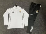 25/26 Benfica Half Zipper Training Suit White S-XXL