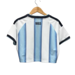 Short Style Female 2026 World Cup Argentina Home Jersey S-XXL - Image 2