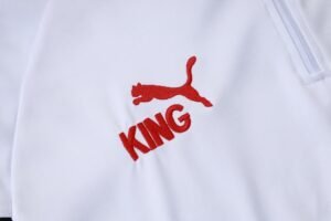 Adult / Kids AC 25/26 Half Zipper Training Suit White - Image 6