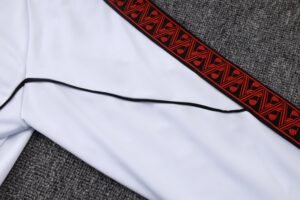 Adult / Kids AC 25/26 Half Zipper Training Suit White - Image 9