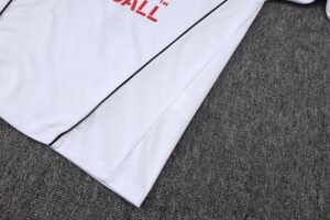 Adult / Kids AC 25/26 Half Zipper Training Suit White - Image 11