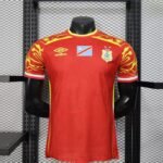 Player Version 2026 Congo Red Jersey with Patches S-XXL
