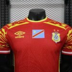 Player Version 2026 Congo Red Jersey with Patches S-XXL - Image 3