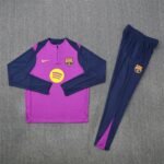 Adult / Kids 2526 Barcelona Half Zipper Training Suit - Image 3