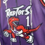 26 Season Toronto Raptors Purple  No.1 McGrady - Image 3