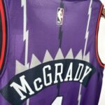 26 Season Toronto Raptors Purple  No.1 McGrady - Image 5