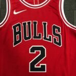 75th Anniversary Chicago Bulls Red Jersey No.2 - Image 3