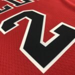75th Anniversary Chicago Bulls Red Jersey No.2 - Image 7