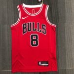 75th Anniversary Chicago Bulls Red Jersey No.8