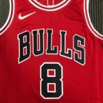 75th Anniversary Chicago Bulls Red Jersey No.8 - Image 3