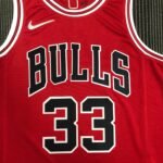 75th Anniversary Chicago Bulls Red Jersey No.3 - Image 3