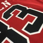 75th Anniversary Chicago Bulls Red Jersey No.3 - Image 5