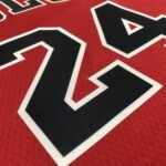 75th Anniversary Chicago Bulls Red Jersey No.24 - Image 3