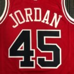 75th Anniversary Chicago Bulls Red Jersey No.45 - Image 5