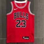 75th Anniversary Chicago Bulls Red Jersey No.23