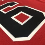 75th Anniversary Chicago Bulls Red Jersey No.6 - Image 3