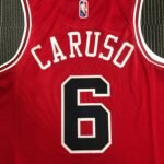 75th Anniversary Chicago Bulls Red Jersey No.6 - Image 4